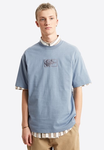 T-Shirt VANS en bleu : devant