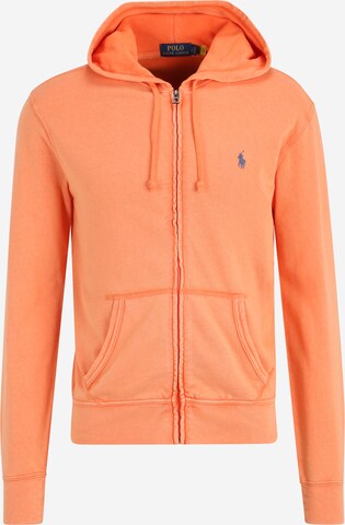 Veste de survêtement Polo Ralph Lauren en orange : devant