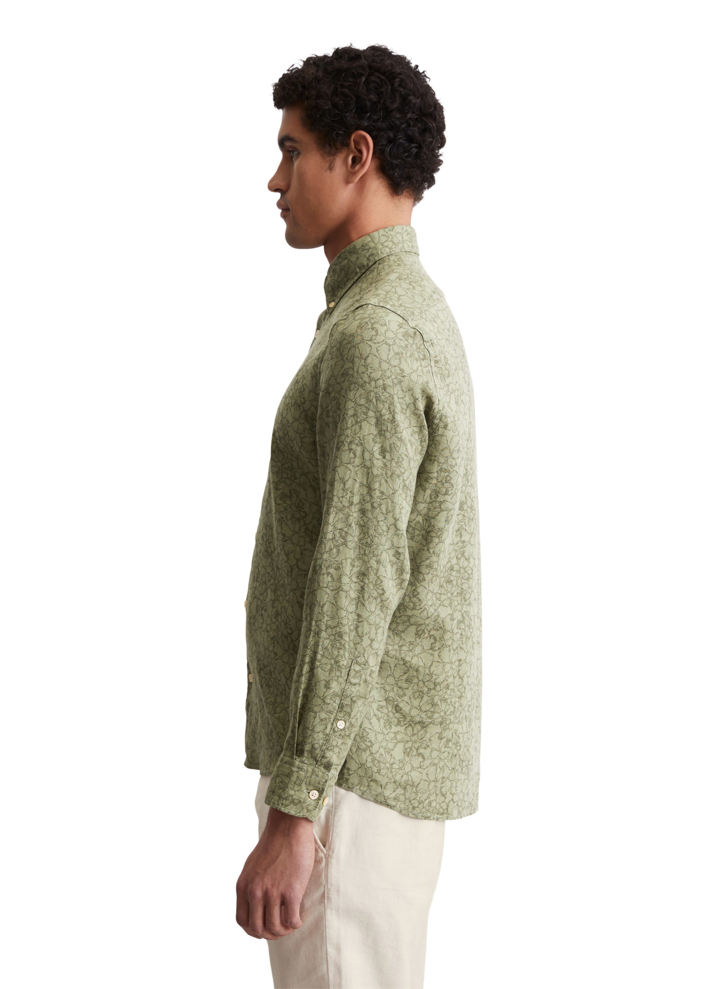 Marc O'Polo Regular fit Button Up Shirt in Green
