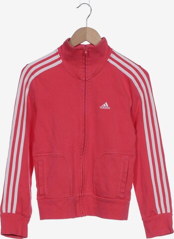 ADIDAS PERFORMANCE Sweatshirt & Zip-Up Hoodie in S in Pink: front