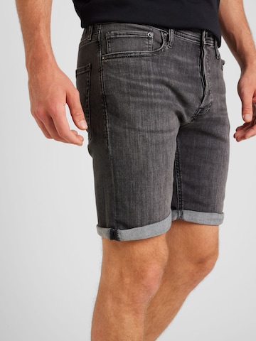 JACK & JONES Slimfit Jeans 'JJIRICK JJORIGINAL' in Zwart