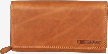 HILL BURRY Wallet in Brown: front