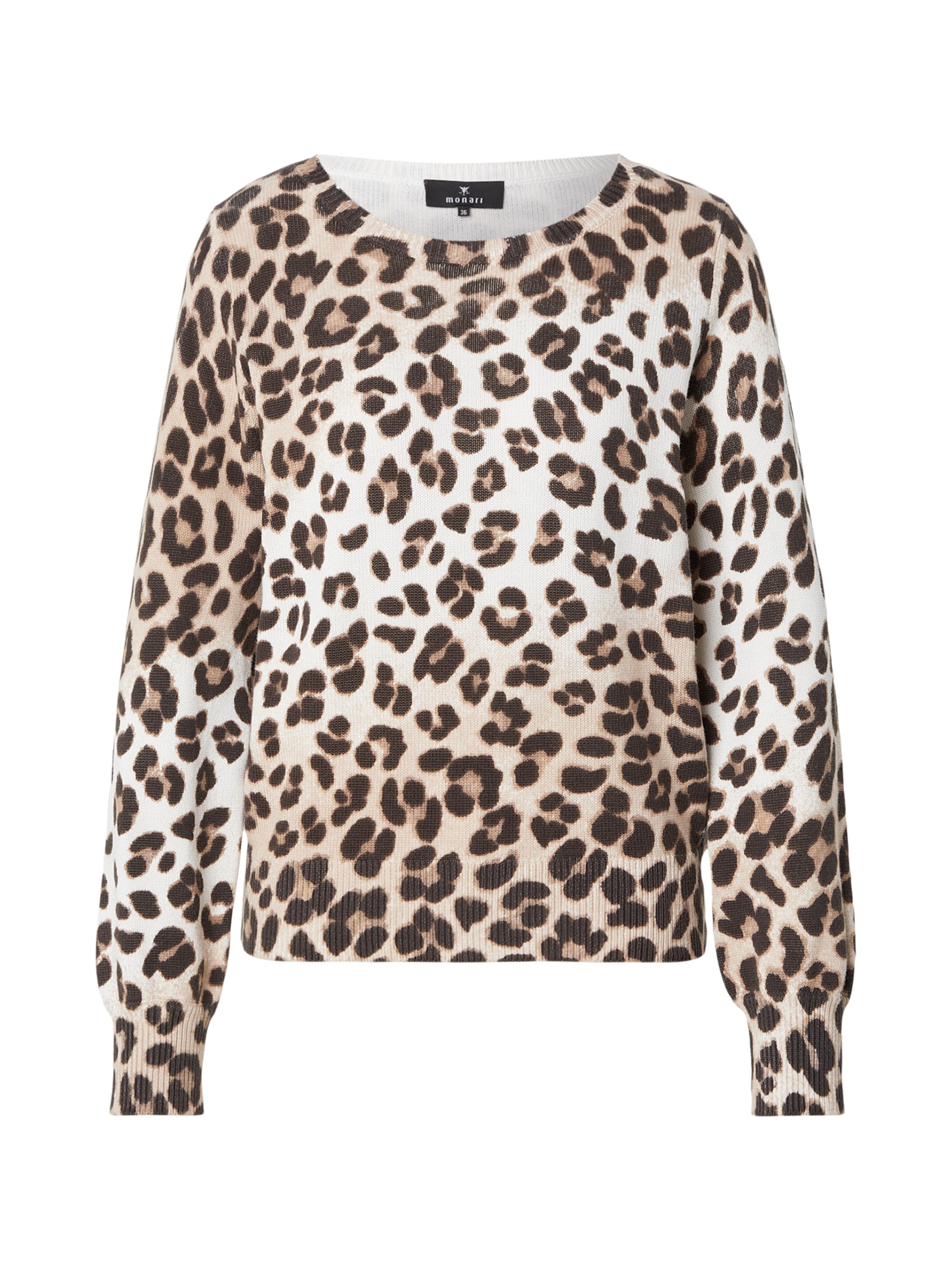 monari Пуловер в кафяво: отпред