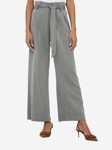 Wide leg Pantaloni 'Onlmarsa Solid Paperbag Wvn Noos 15269628' di ONLY in verde: frontale