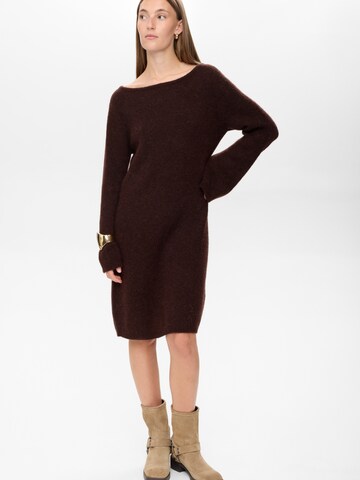 Robe ' NURIETTE ' NÜMPH en marron : devant