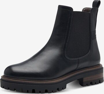 TAMARIS Chelsea boots in Black: front