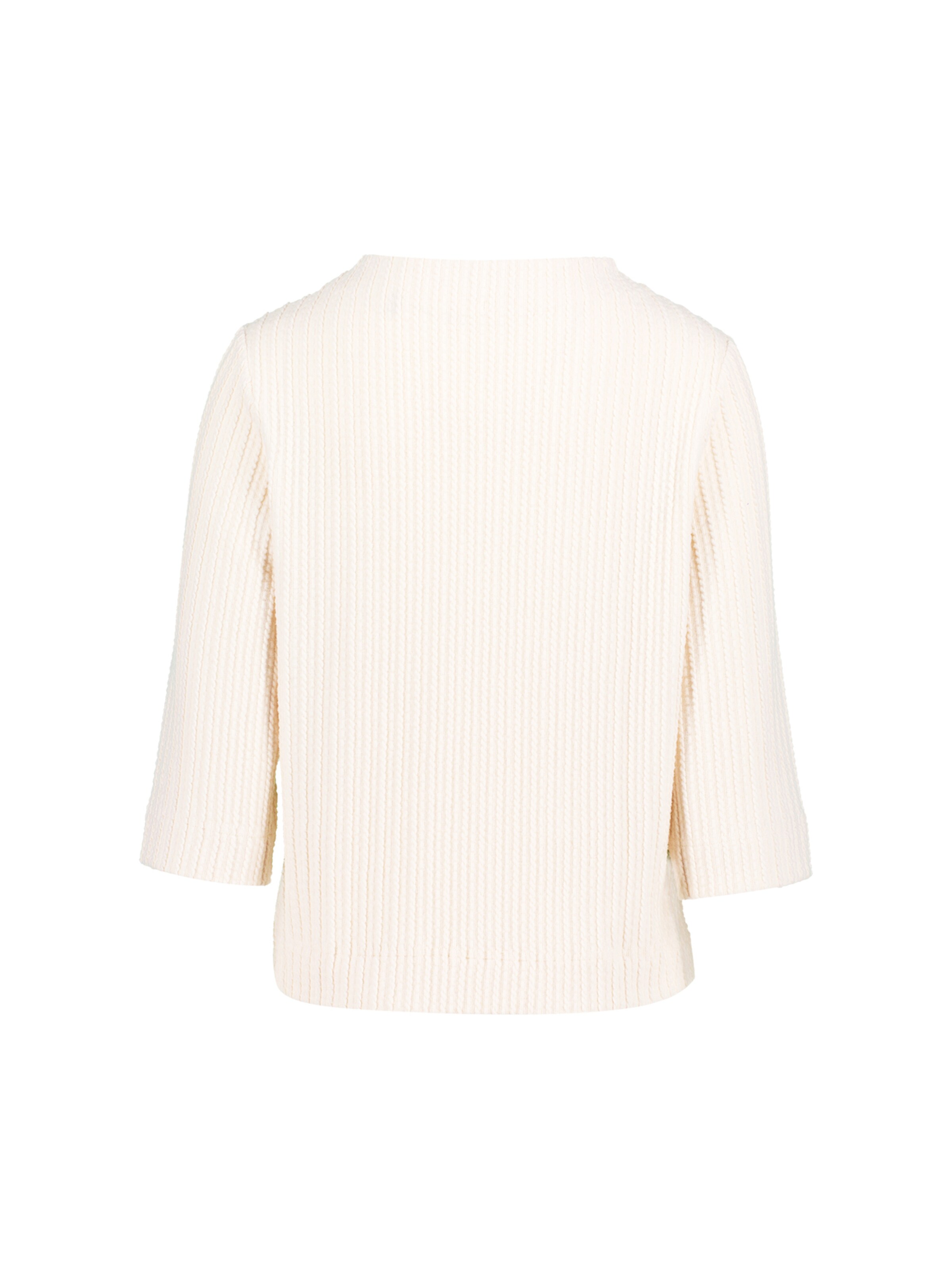 zero Sweatshirt mit Strukturmuster in Beige
