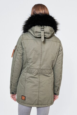 Harlem Soul Between-Seasons Parka in Green