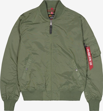ALPHA INDUSTRIES Kurtka przejściowa 'MA-1 TT' w kolorze zielony: przód