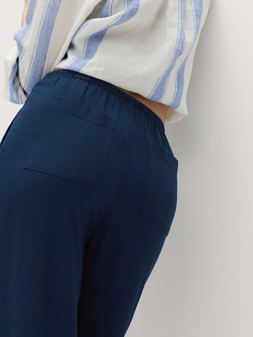 Marks & Spencer Wide leg Broek in Blauw