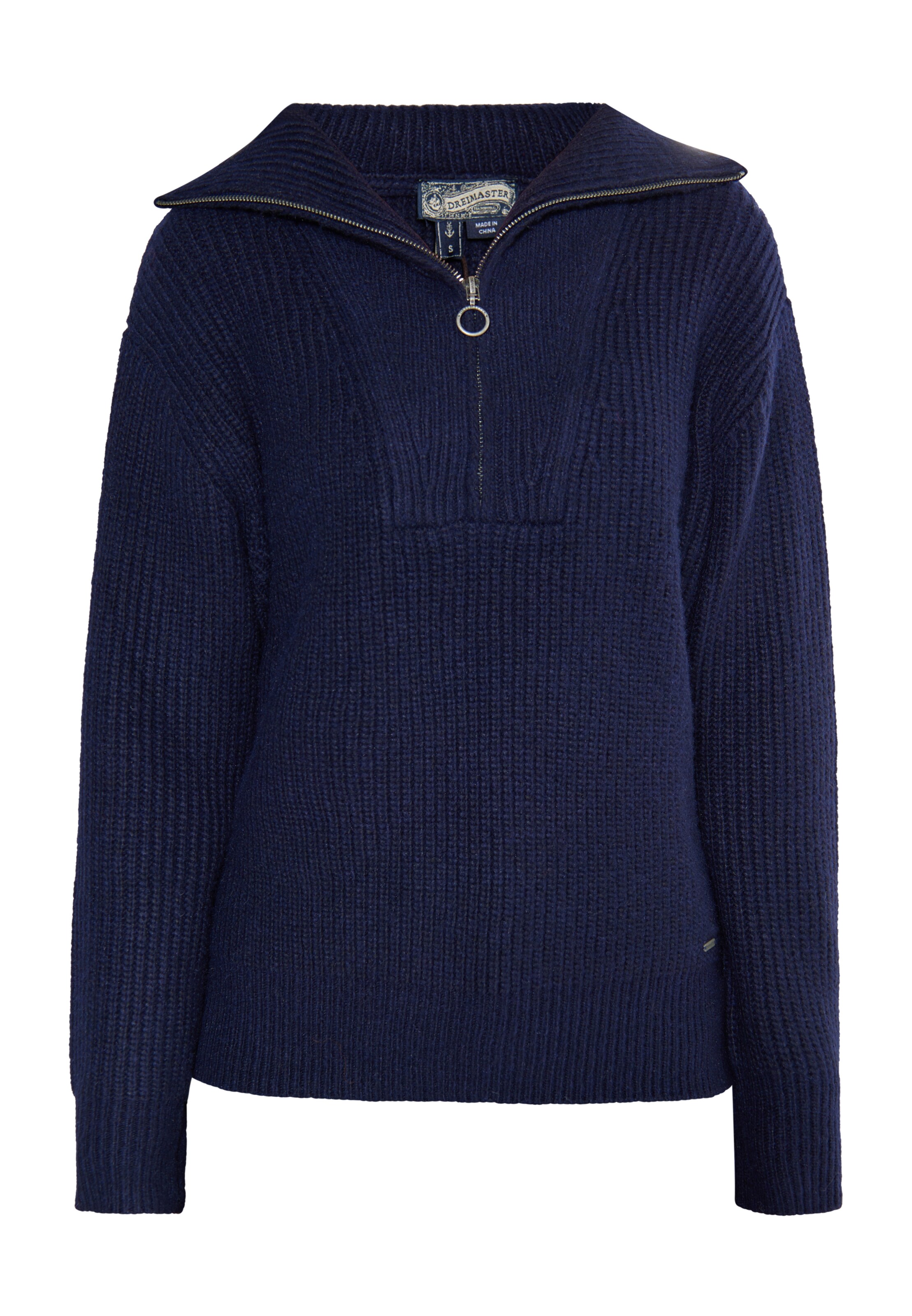 DreiMaster Vintage Pullover 'Imane' in Blau: Vorderseite