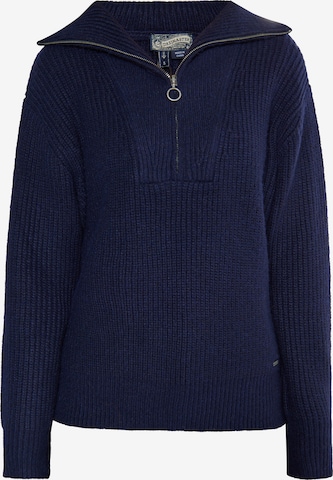 DreiMaster Vintage - Pullover 'Imane' em azul: frente