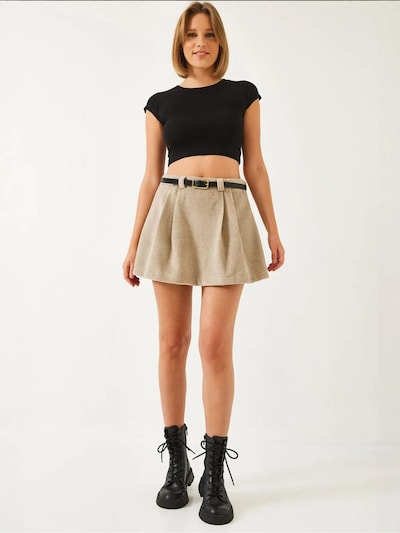 Bianco Lucci Skirt in 36 in Beige, Item view