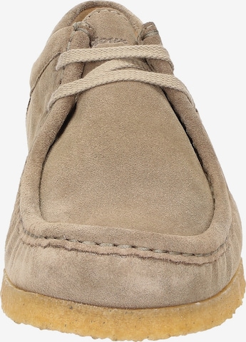 SIOUX Schnürschuh 'Tils grashopper 001' in Beige