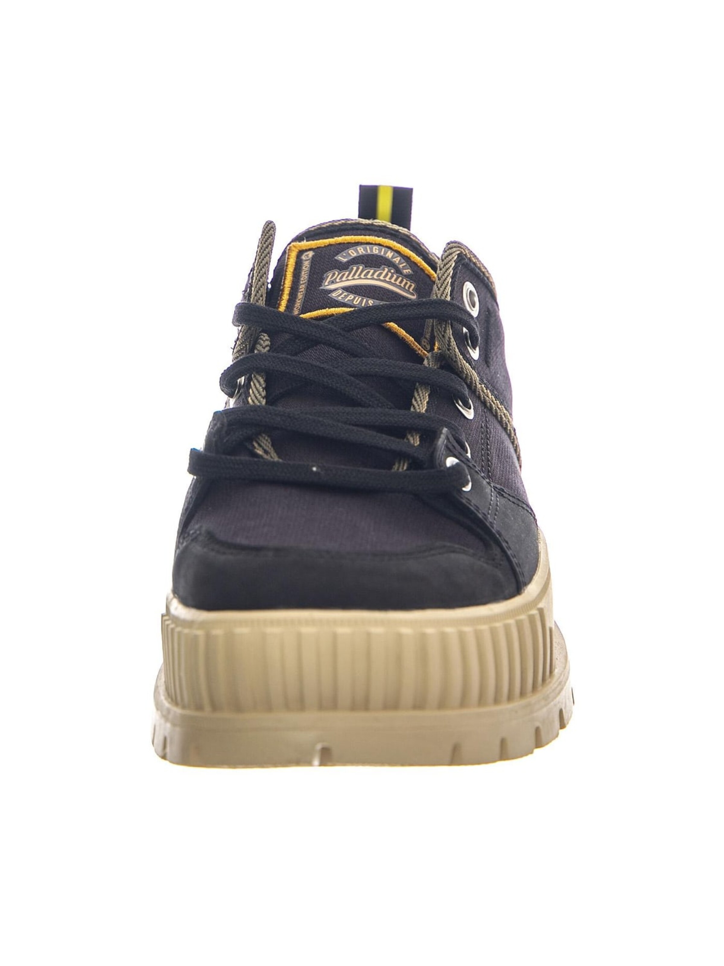 Chaussure à lacets 'Pallashock Lo WW Black Shoes' Palladium en noir