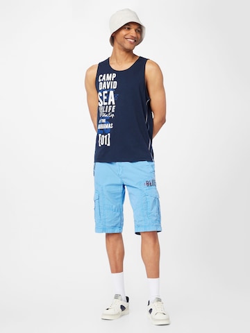 CAMP DAVID Regular Shorts in Blau