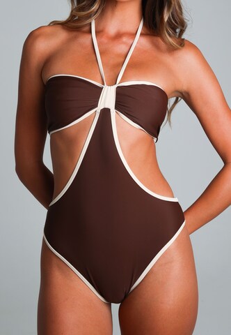 Moda Minx Badpak in Bruin