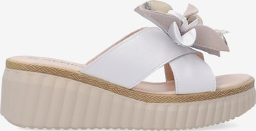 VENEZIA Mules 'Venezia' in White: front