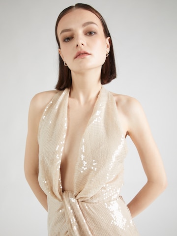 Robe de soirée Misspap en beige