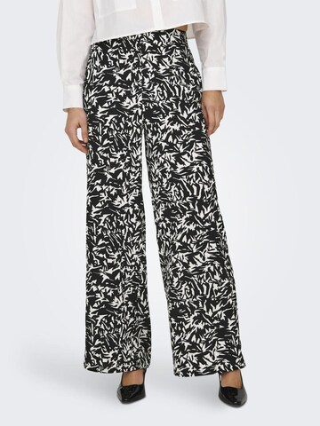 ONLY Wide leg Pants in Black: front