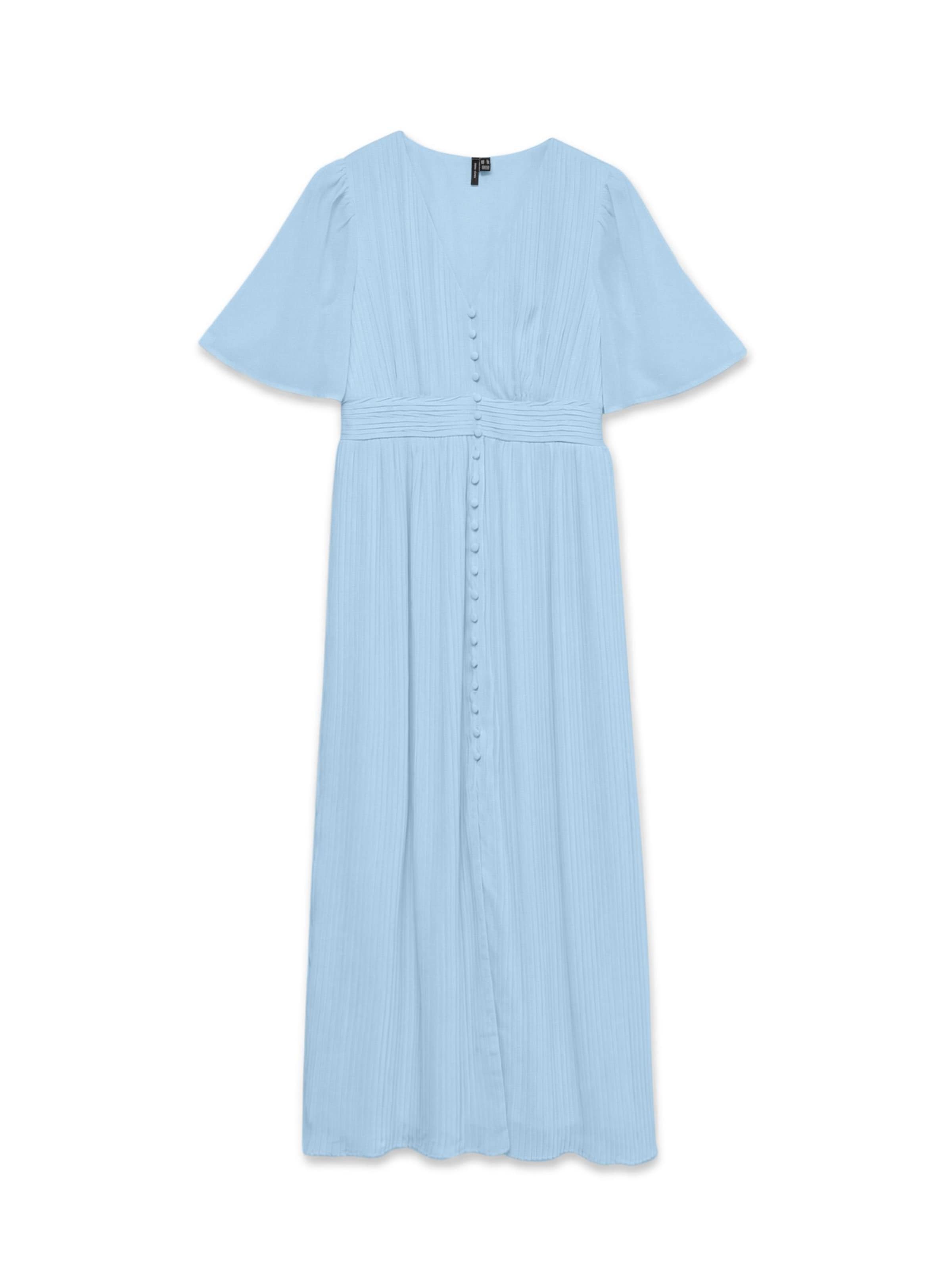 VERO MODA Shirt dress 'VMDora' in Blue: front