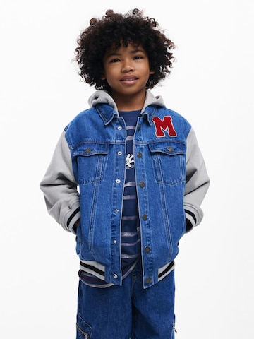 Desigual Välikausitakki 'Mickey Mouse' värissä sininen: etupuoli