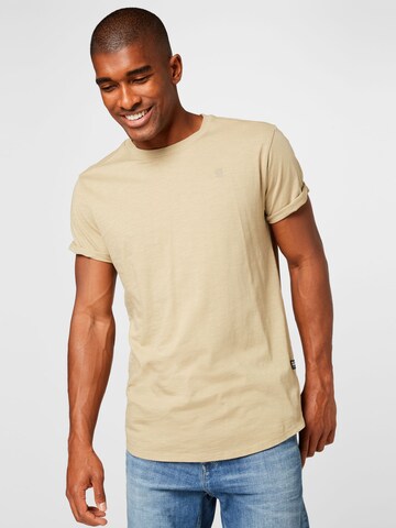 T-Shirt 'Lash' G-Star RAW en beige : devant