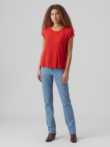 VERO MODA Shirt 'AVA' in Rood