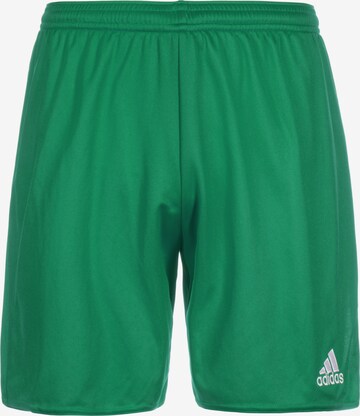 ADIDAS SPORTSWEAR Regular Workout Pants 'Parma 16' in Green: front