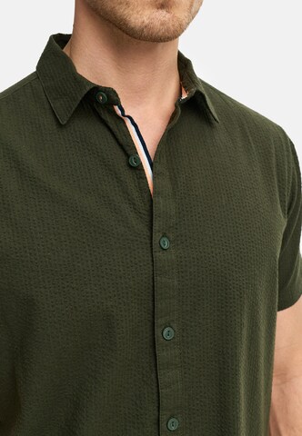 INDICODE JEANS Regular fit Overhemd 'Maribo' in Groen