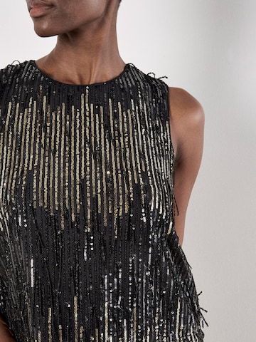 Chemisier ' ' Apricot en noir