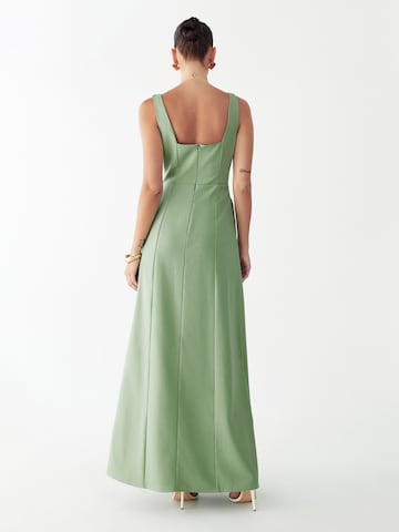 Willa Večerné šaty 'LEONNE' - Zelená: zadná strana