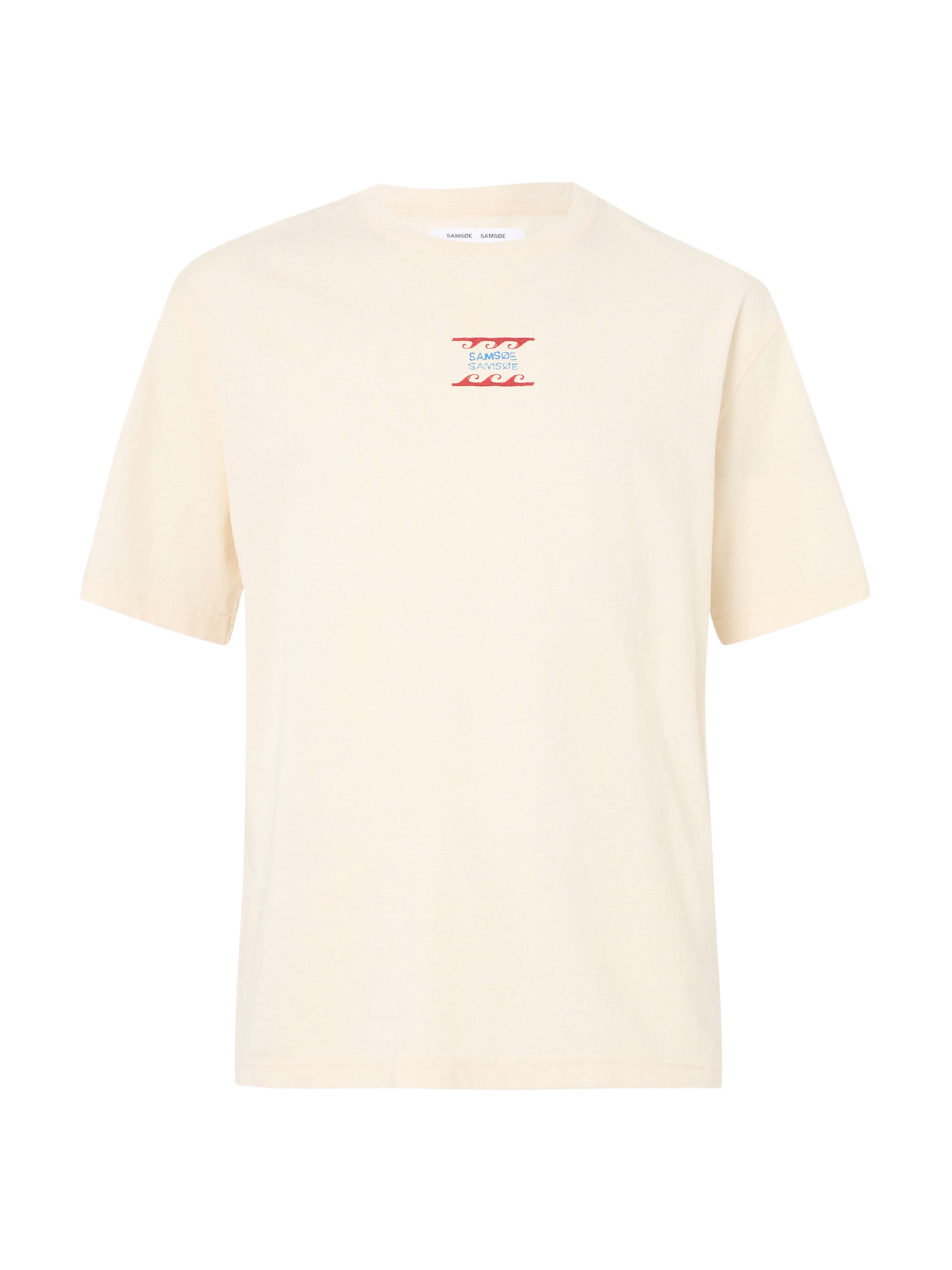 Samsøe Samsøe Μπλουζάκι 'Sagergei' σε μπεζ: μπροστά