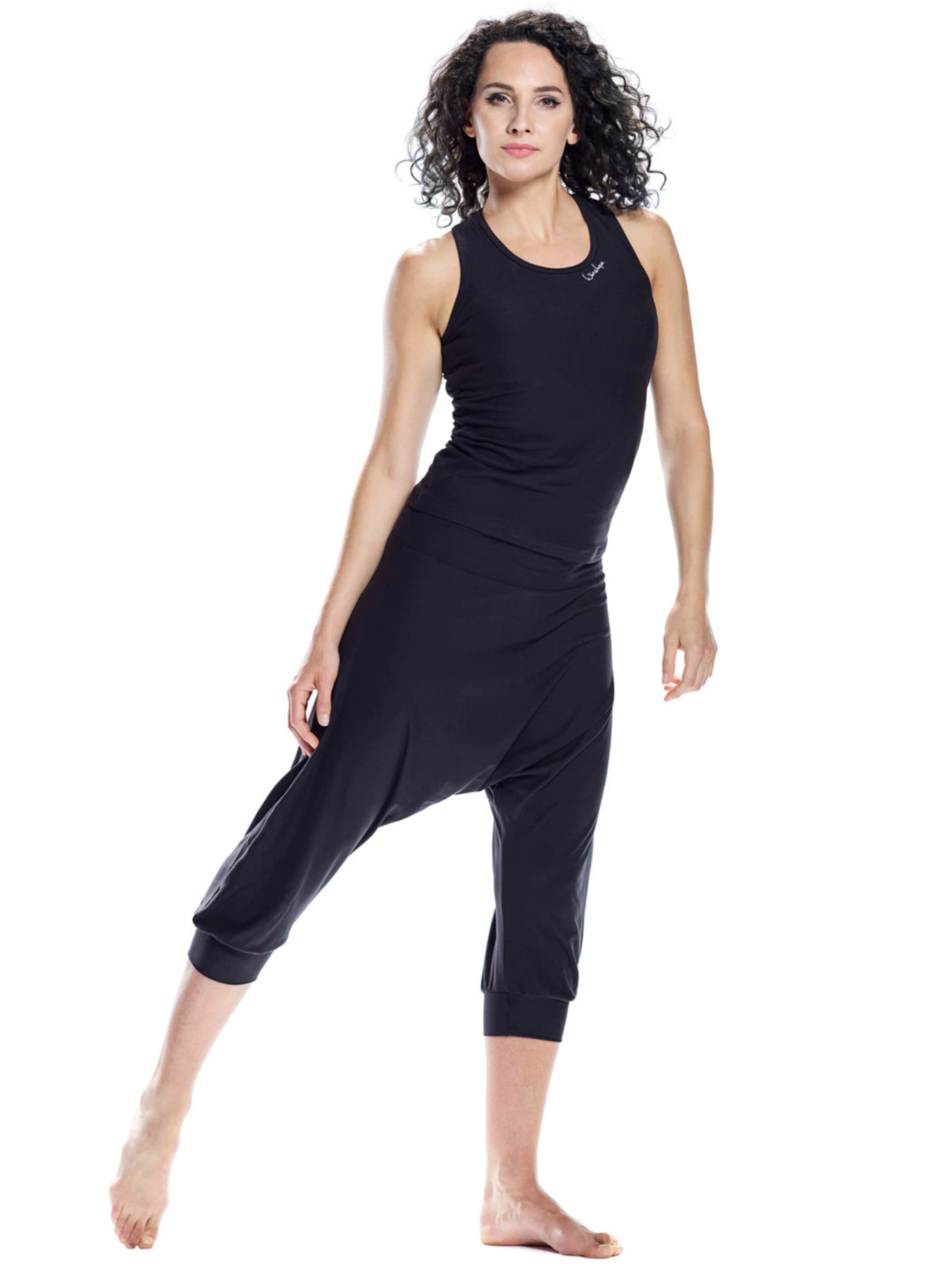 juoda Winshape Sportiniai marškinėliai be rankovių 'AET124LS'