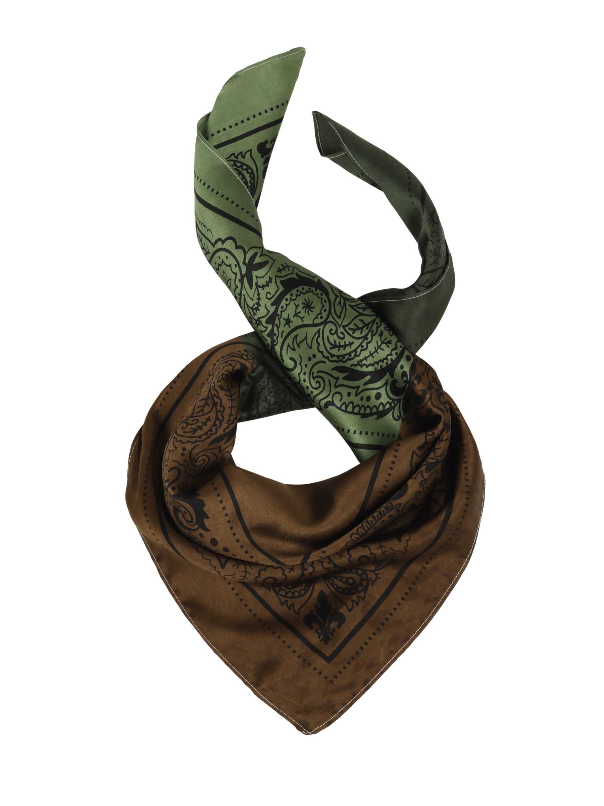 SAMAYA Wrap 'Sunda' in Green: front