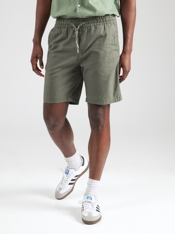 Matinique Regular Trousers 'Barton' in Green: front
