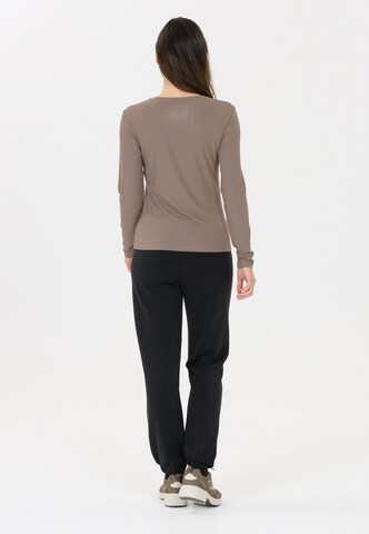 Athlecia Functioneel shirt in Bruin
