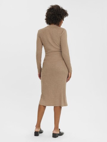 Vero Moda Maternity Strikkjole 'VMMASTA' i beige