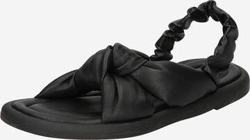 ABOUT YOU Sandals 'Tina' in Black: front