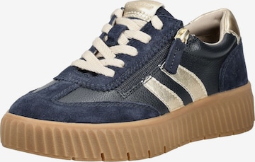 Baskets basses Tamaris en bleu : devant