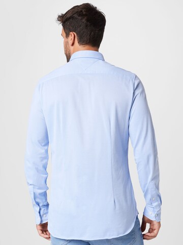 TOMMY HILFIGER Slim fit Overhemd in Blauw