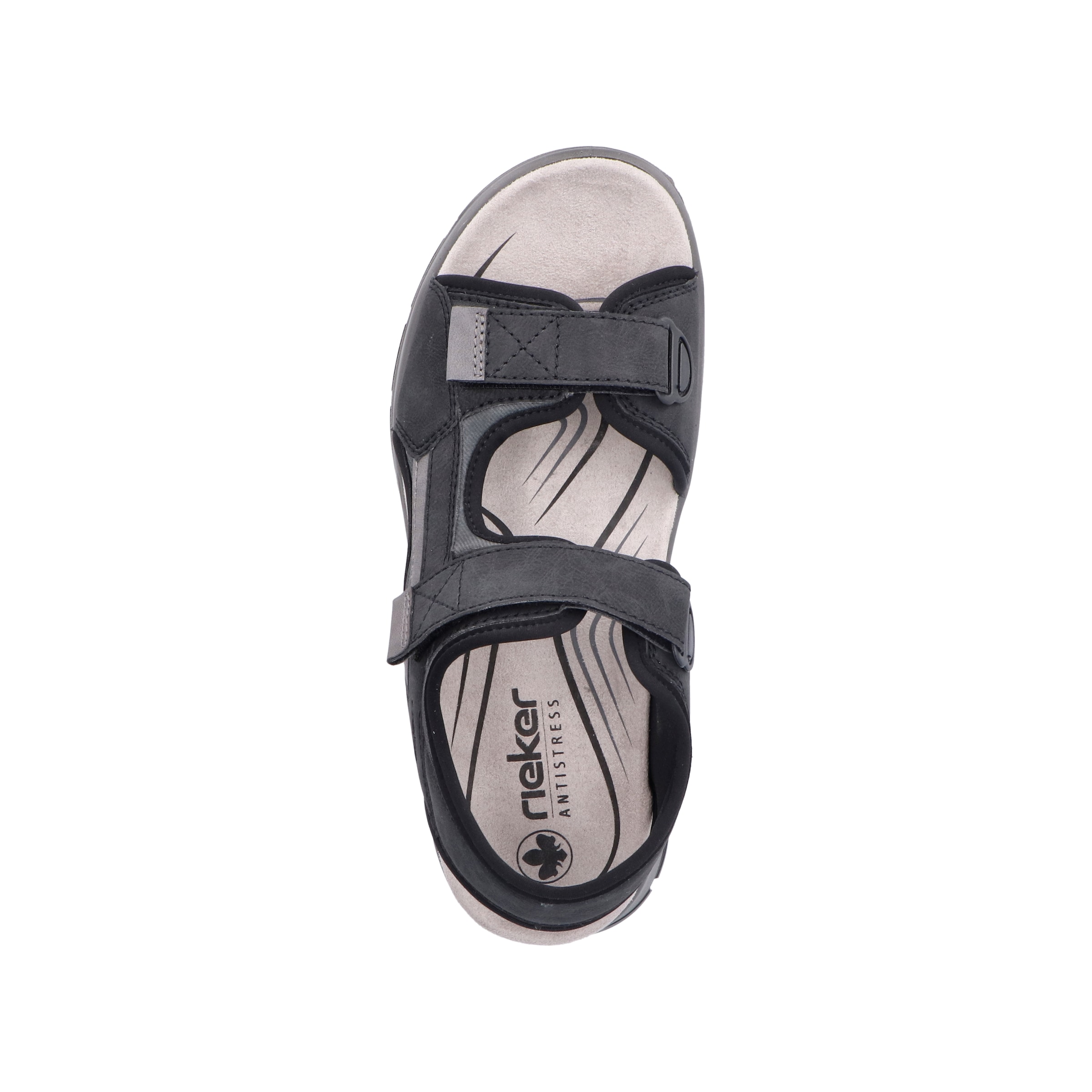 Rieker Hiking Sandals '26952' in Black