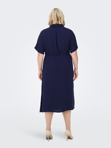 ONLY Carmakoma Shirt Dress 'Carcoris' in Blue