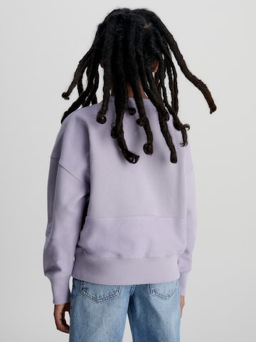 Calvin Klein Jeans Sweatshirt in Purple