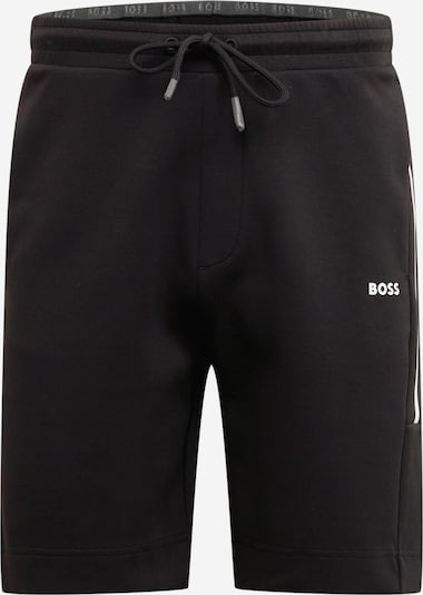 BOSS Orange Pantalon 'Headlo' en noir / blanc, Vue avec produit