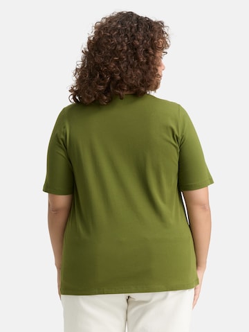 Tom Tailor Women + Shirt in Green