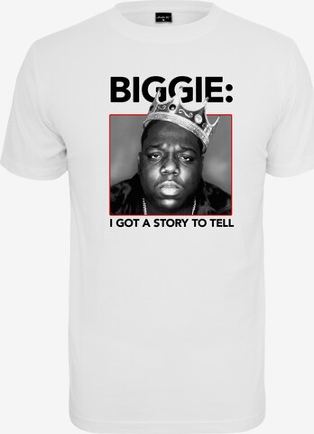 MT Men T-Shirt 'Biggie Crown' in Weiß: predná strana