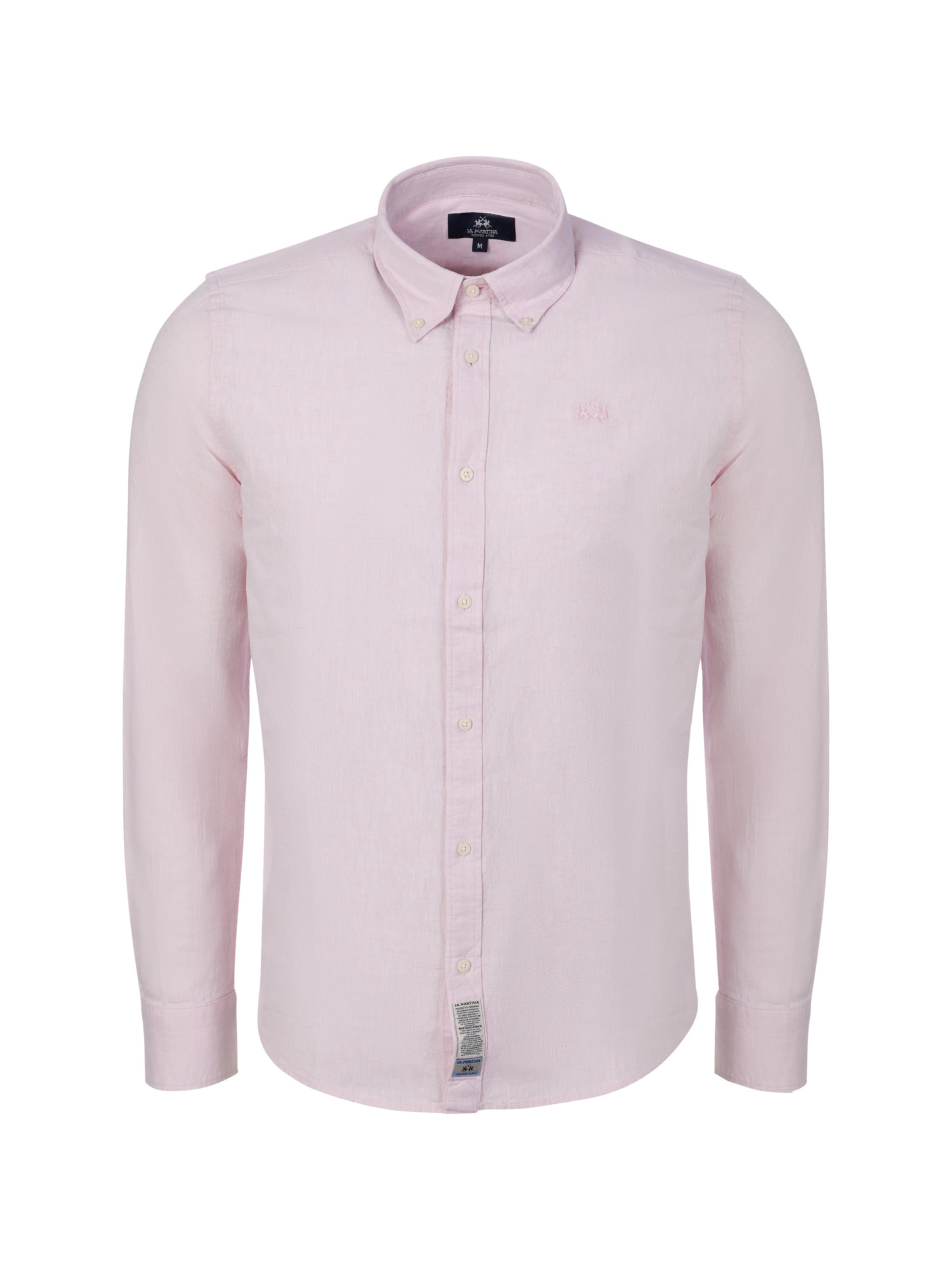 La Martina Overhemd ' MCC006 ' in Roze: voorkant