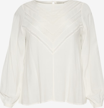 Bluză 'Celina' de la KAFFE CURVE pe alb: față