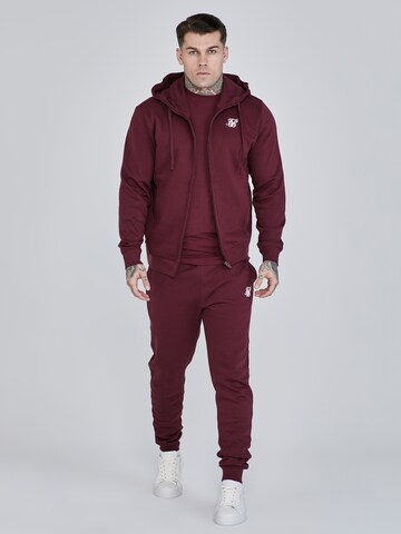 Veste de survêtement SikSilk en rouge